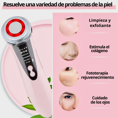 Masajeador facial Máquina de masajeador facial de alta frecuencia Herramientas para el cuidado de la piel Máquina de estiramiento facial Máquina de estiramiento de la piel Cuidado de la piel facial