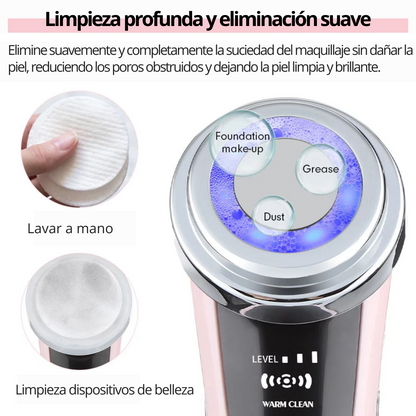 Masajeador facial Máquina de masajeador facial de alta frecuencia Herramientas para el cuidado de la piel Máquina de estiramiento facial Máquina de estiramiento de la piel Cuidado de la piel facial